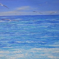 Sea view from the water front