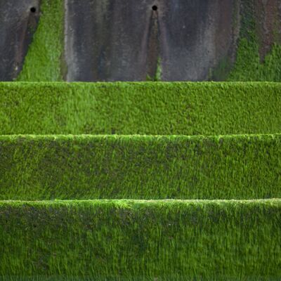 Old sea wall Overstrand Norfolk