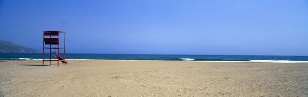 Turkish beach with Lifeguard station