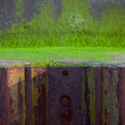 Old sea wall Overstrand Norfolk