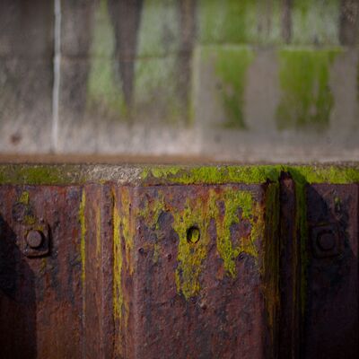 Old sea wall Overstrand Norfolk