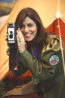 Julia Bradbury at Camping & Caravan Show at the NEC in Birmingham, Feb 2014