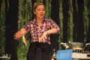 Lisa Faulkener at Camping & Caravan Show at the NEC in Birmingham, Feb 2014