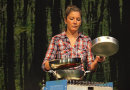 Lisa Faulkener at Camping & Caravan Show at the NEC in Birmingham, Feb 2014