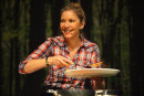 Lisa Faulkener at Camping & Caravan Show at the NEC in Birmingham, Feb 2014