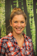 Lisa Faulkener at Camping & Caravan Show at the NEC in Birmingham, Feb 2014