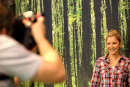Lisa Faulkener at Camping & Caravan Show at the NEC in Birmingham, Feb 2014