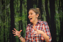 Lisa Faulkener at Camping & Caravan Show at the NEC in Birmingham, Feb 2014.