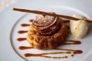 Tarte Tatin at the Auberge de la Source, southern Normandy.