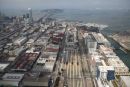 South side of San Francisco from the air.
