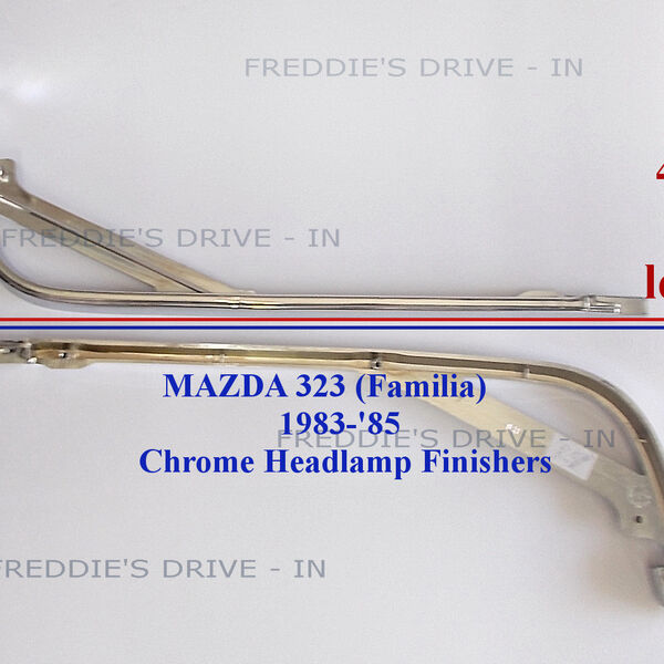 Mazda 323 (1983>1985) Chrome Headlamp Trims/Finisher