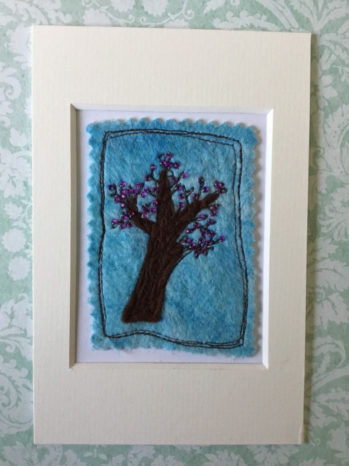 Mixed Media Spring Blossom ACEO