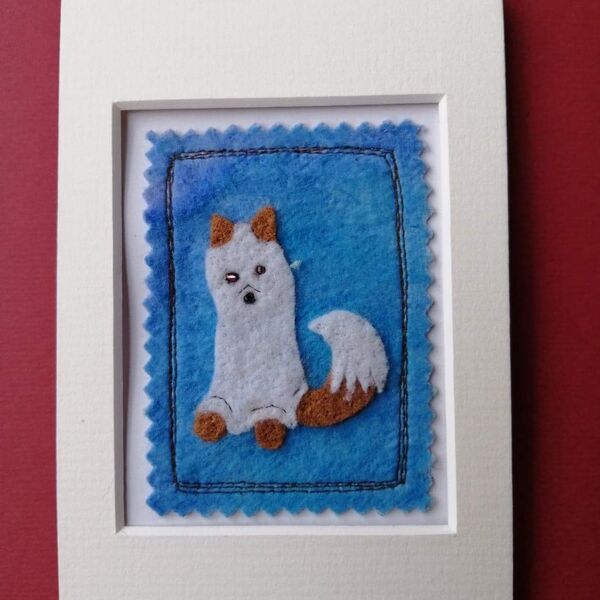 Mixed media ghostly fox Picture