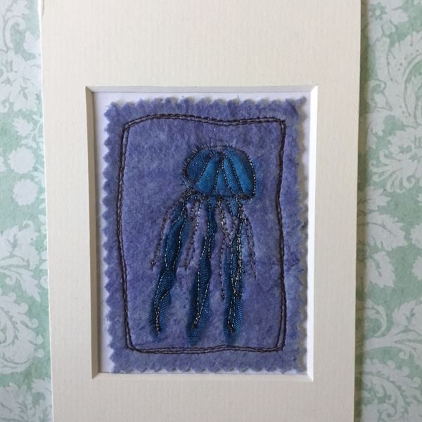 Mixed Media Jellyfish ACEO