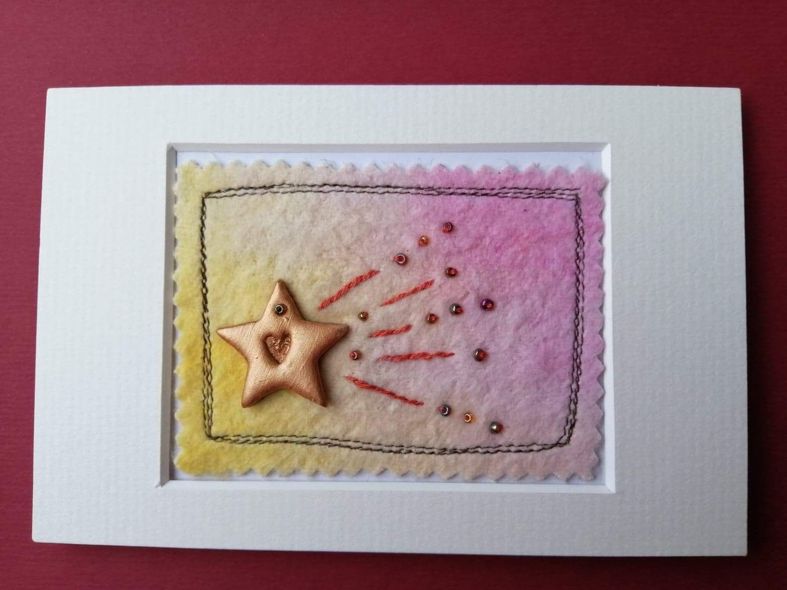 Mixed media Shooting Star