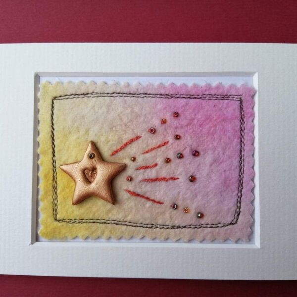 Mixed media Shooting Star