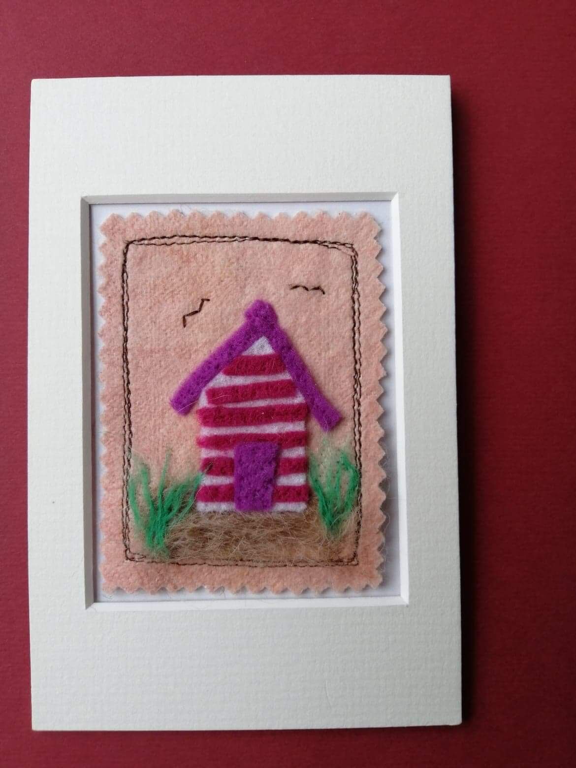 Pink Beach Hut
