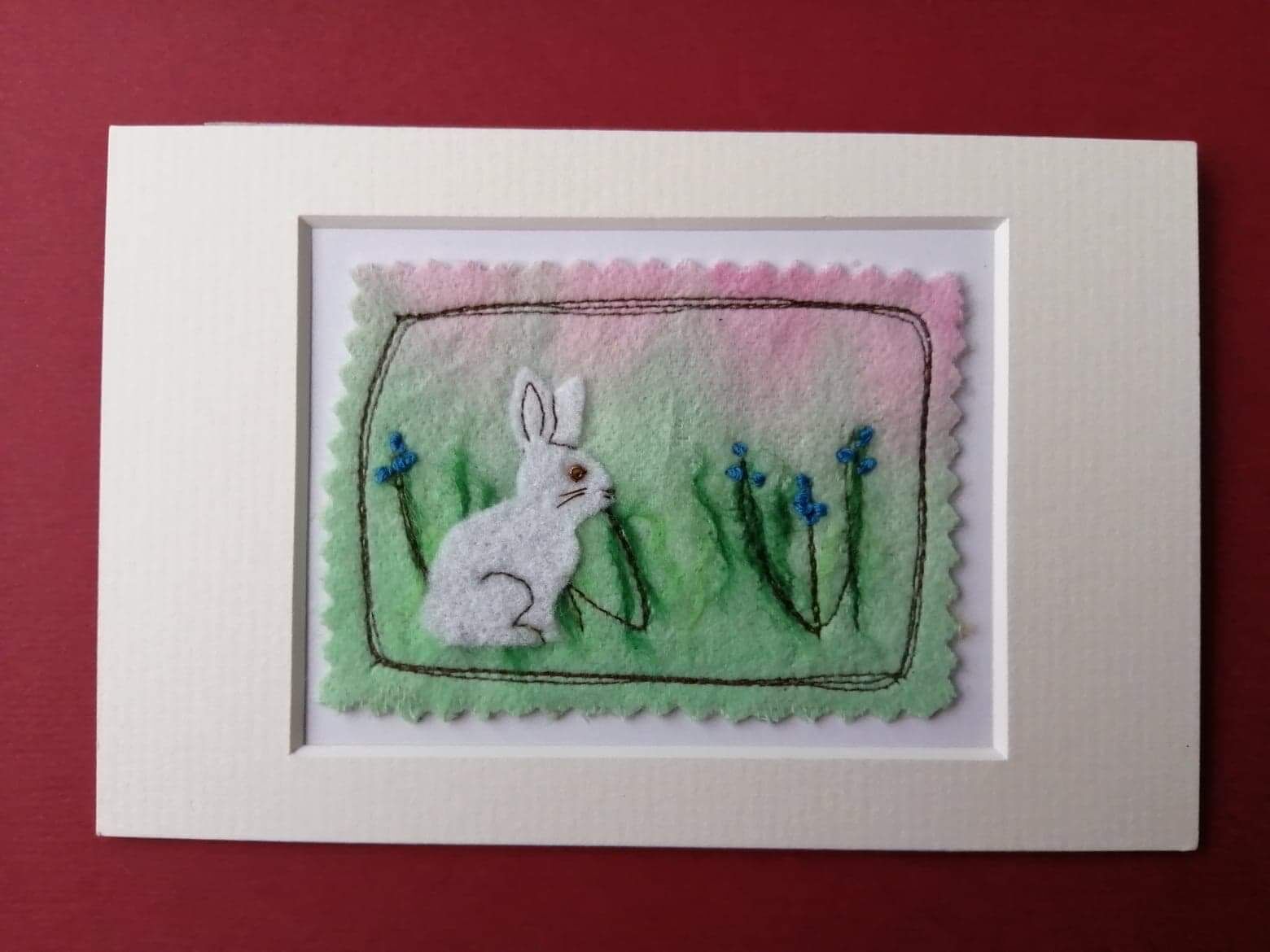 White Rabbit Mixed Media