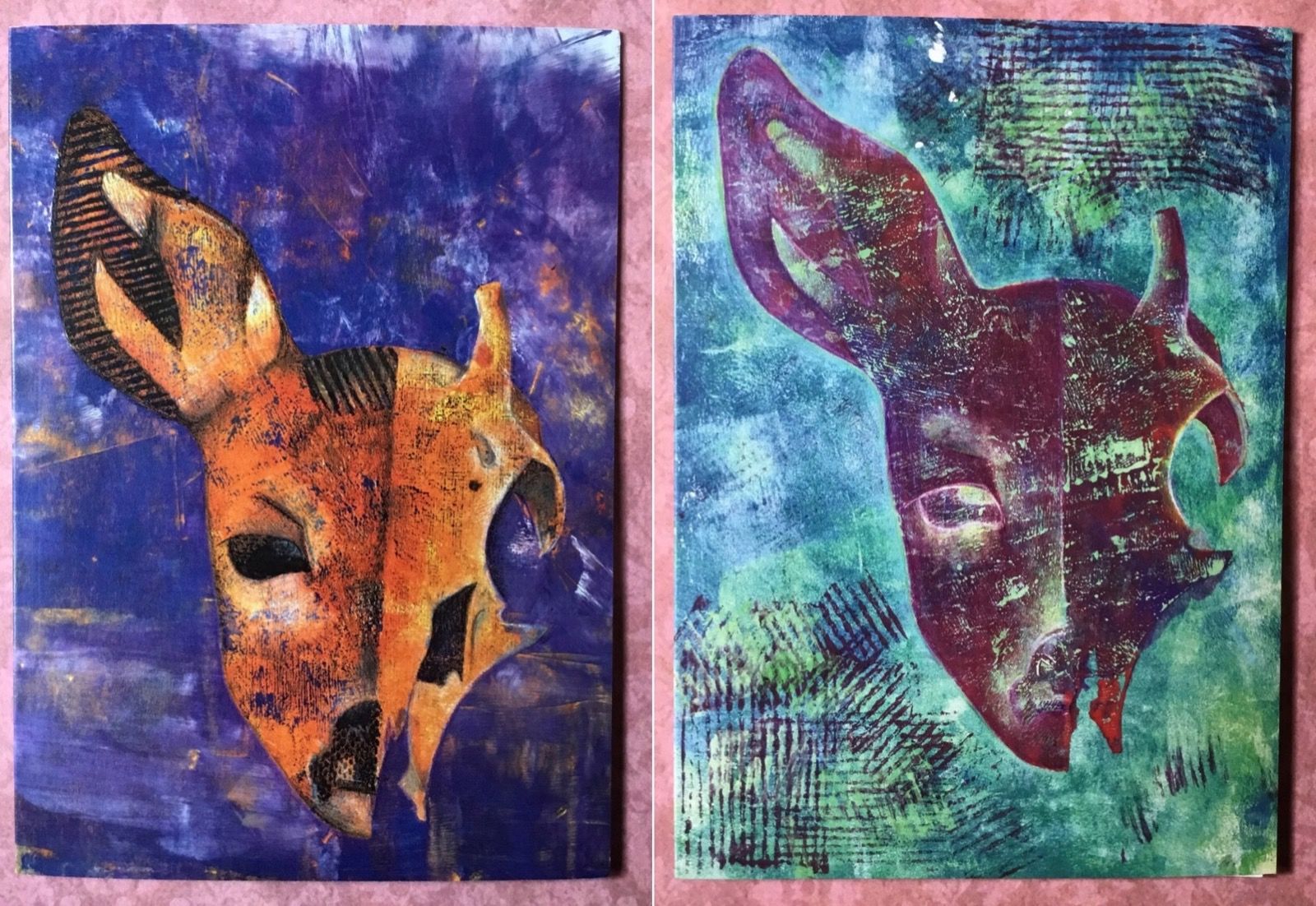Printed Deer cards