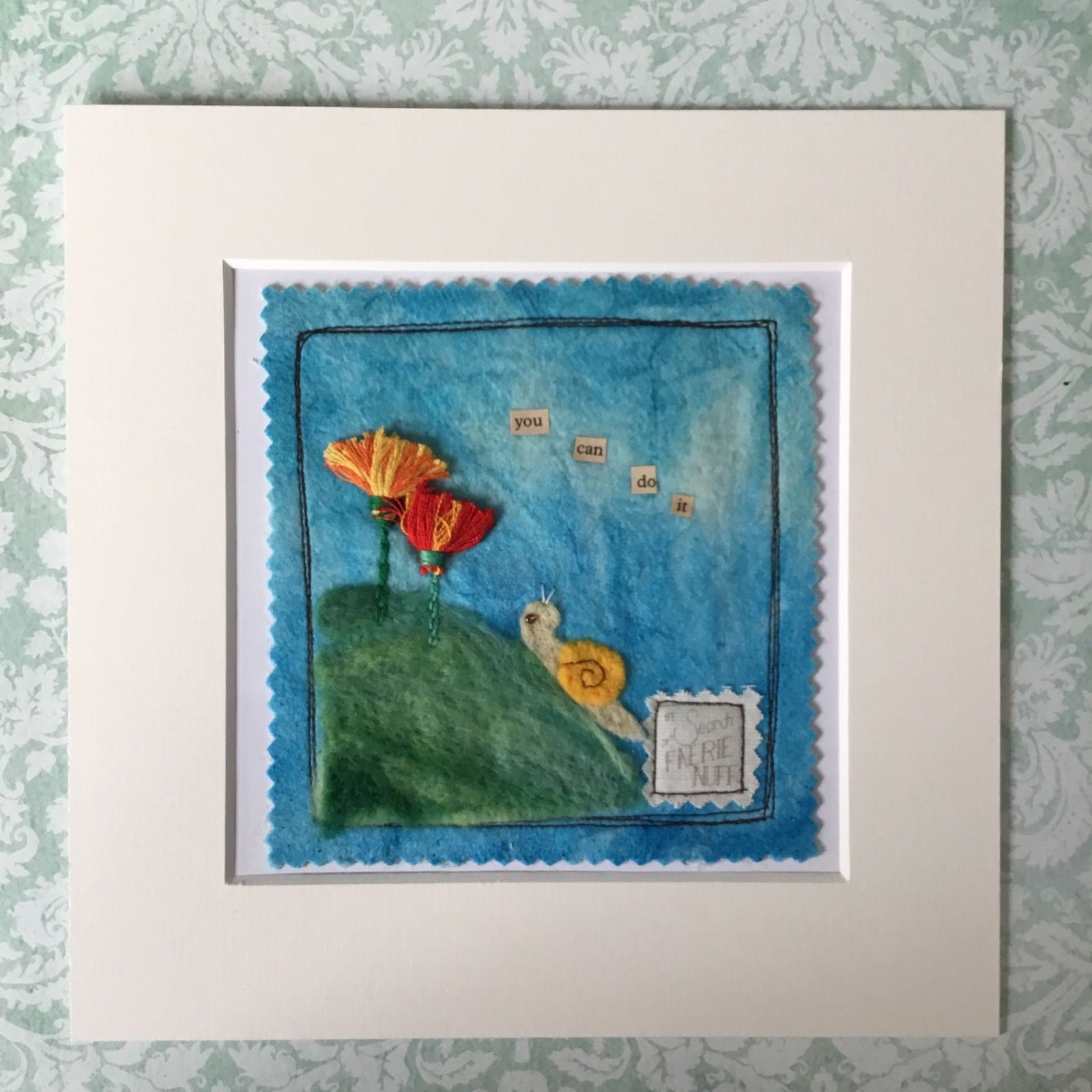 ‘You Can Do It’ Mixed Media Picture