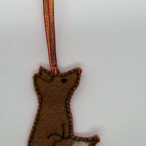 Fox hanging decoration