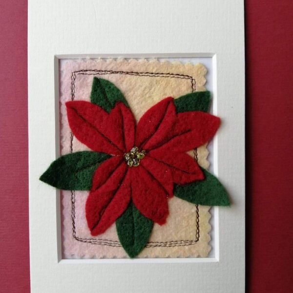 Mixed media Poinsettia