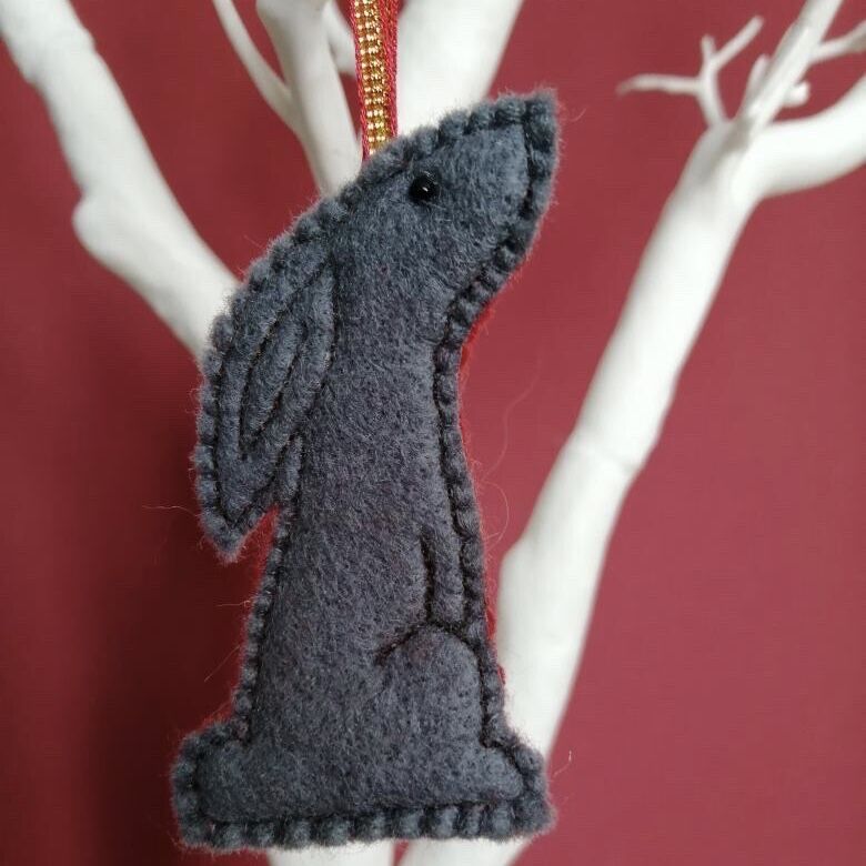Hanging Hare decoration