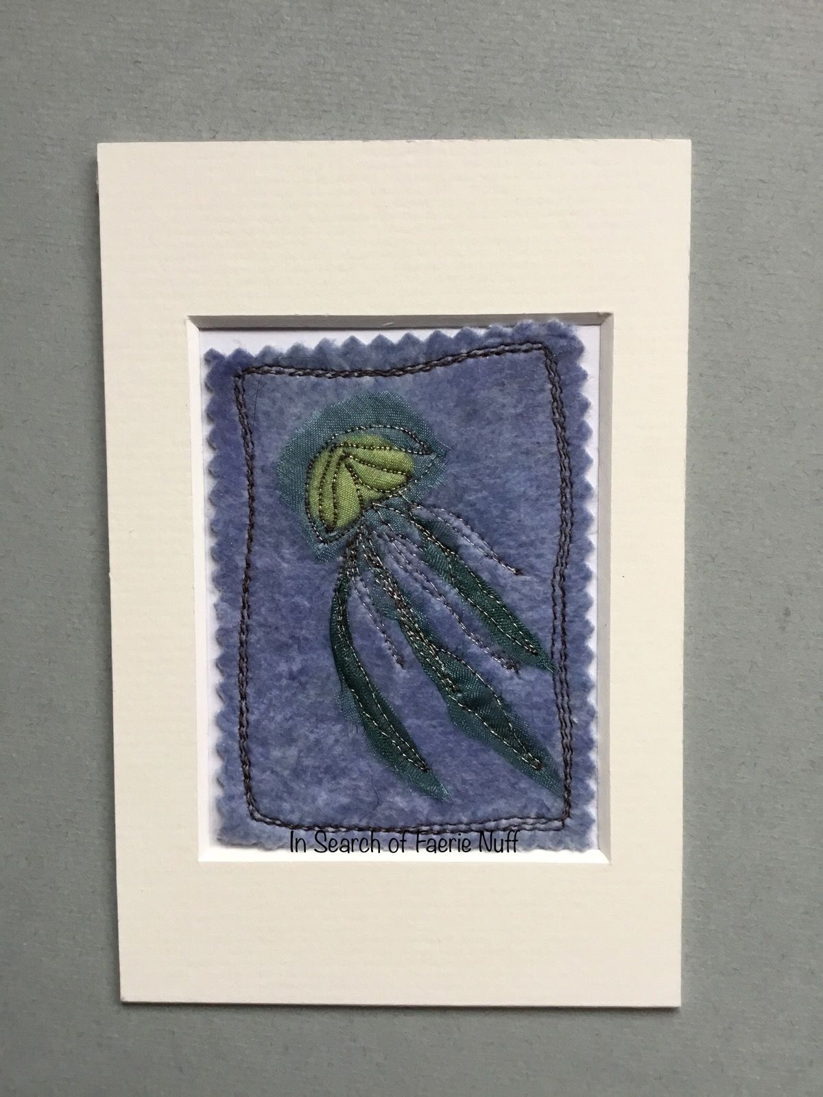 Mixed media Jellyfish ACEO