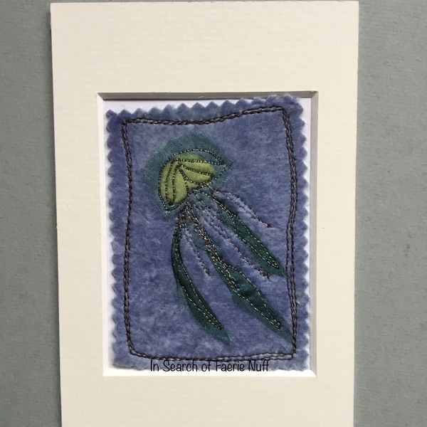 Mixed media Jellyfish ACEO