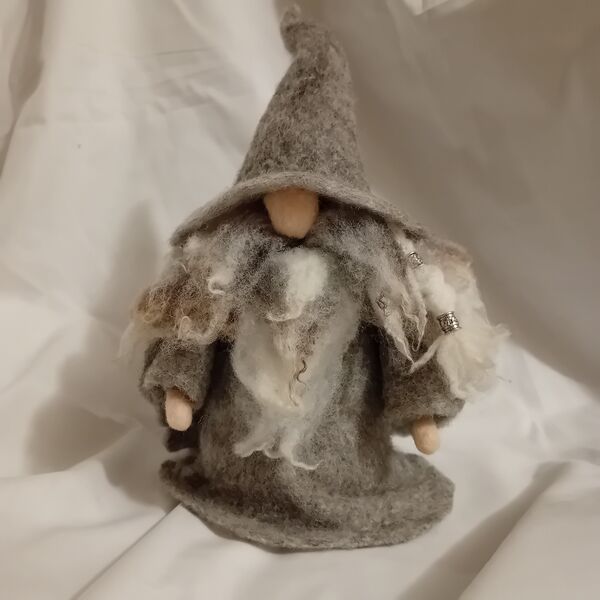 Needle felted Wizard