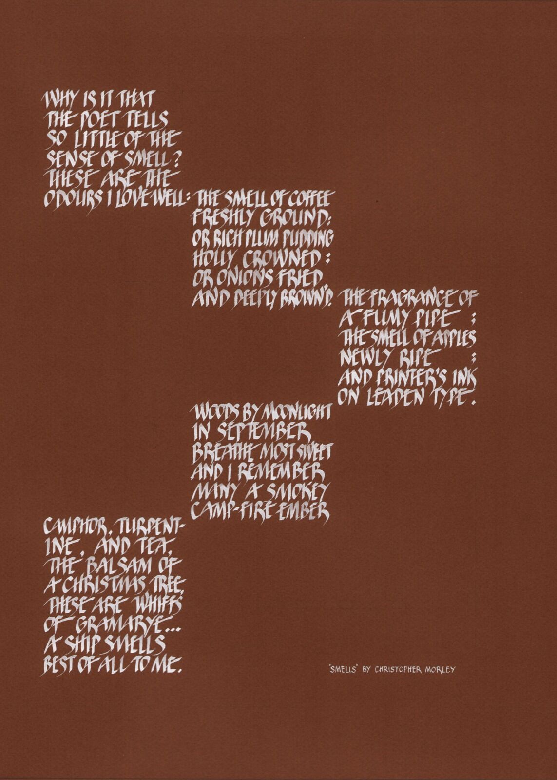 Smells by Christopher Morley