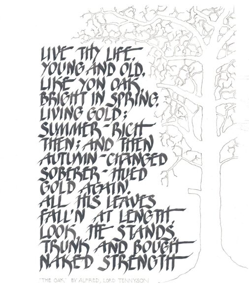 The Oak by Alfred Lord Tennyson