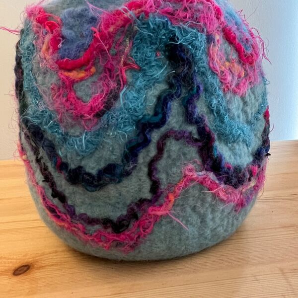 Felted planter