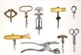 Set of Notelets with watercolour painting of Antique Corkscrews