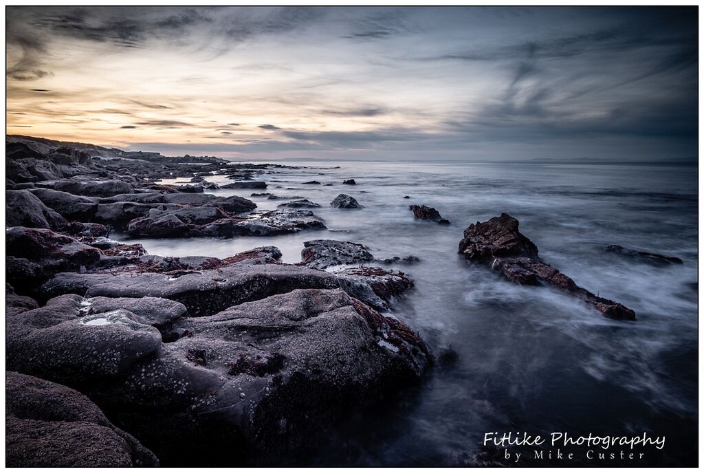 Cummingston Last Light, Cummingston Beach, Moray, Scotland
