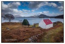 Wee Red Cottage, Torridon, Scotland A Scottish Landscape print from Torridon, Scotland.