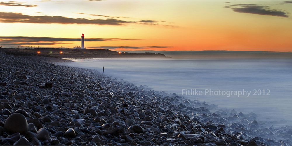 Covesea Lighthouse Sunset