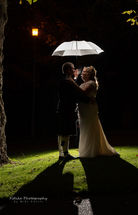 Fife-Lodge-Banff-Wedding-Photography-09 Bride and Groom lit from behind with off camera flash by Fitlike Photography at Fife lodge Hotel, Banff, Aberdeenshire