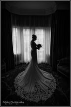 Kinsmills-Hotel-Inverness-Wedding-Photography-01 Inverness Wedding Photographers at the Kingsmill Hotel, Inverness. A wedding photography of the bride in silhouette holding her bouquet.