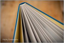 Perth Wedding Photographers-Wedding Album-Cover Binding-016 A Wedding album by NPhoto showing the binding. Perthshire Wedding Photographers