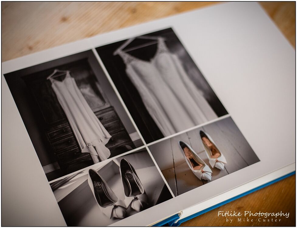 Wedding Photographers Perthshire, A weding photo album by NPhoto showing the bridal wear