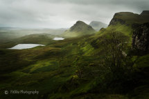 Quiraing-Skye- Scotland. A rainy day at the top of The Quiraing, Skye, Scotland. Scottish Landscape prints by Fitlike Photography.