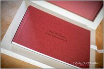 Wedding Album-Graphistudio-Book Cover-003 Inverness Wedding Photographers, A wedding photo album, a Youngbook by Graphistudio showing the cover and box lining.