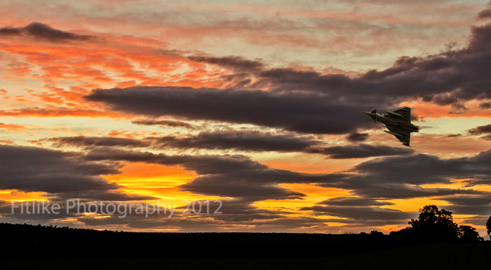 typhoon sunset