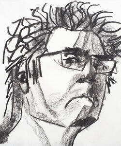 Self Portrait 3. Charcoal