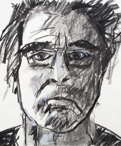 Self Portrait 1. Charcoal
