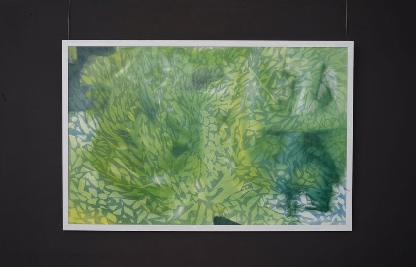 Breeze. Oil and acrylic on gessoed marine ply.