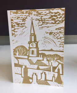 Berwick-upon-Tweed in ochre.