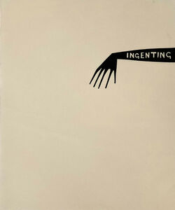 Ingenting/Nothing or nothingness