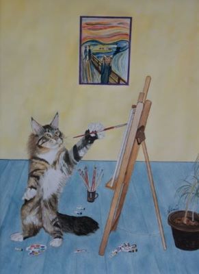 The Artist Cat